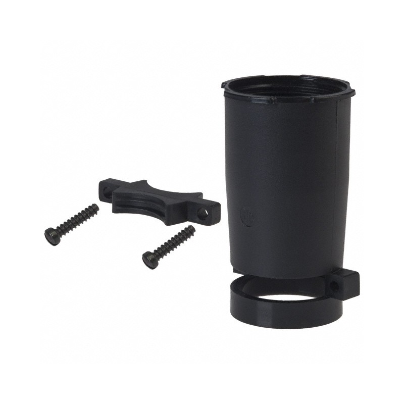 1 pcs : MBG30S2 - CONN BACKSHELL W/CLMP BLACK