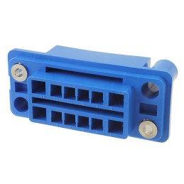 1 pcs : 5172069-1 - CONN RCPT HSG DRAWER 12POS BLUE