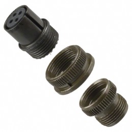 1 pcs : MS3106A-14S-2S - CONN PLUG FMALE 4P SILV SLDR CUP
