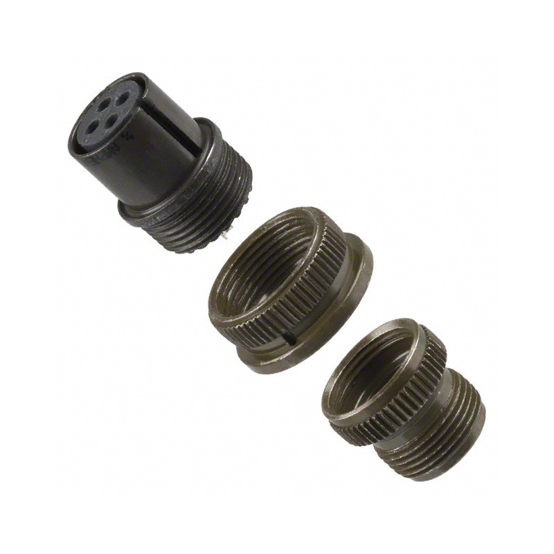 1 pcs : MS3106A-14S-2S - CONN PLUG FMALE 4P SILV SLDR CUP