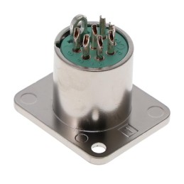 1 pcs : DE7M - CONN RCPT MALE XLR 7P SOLDER CUP