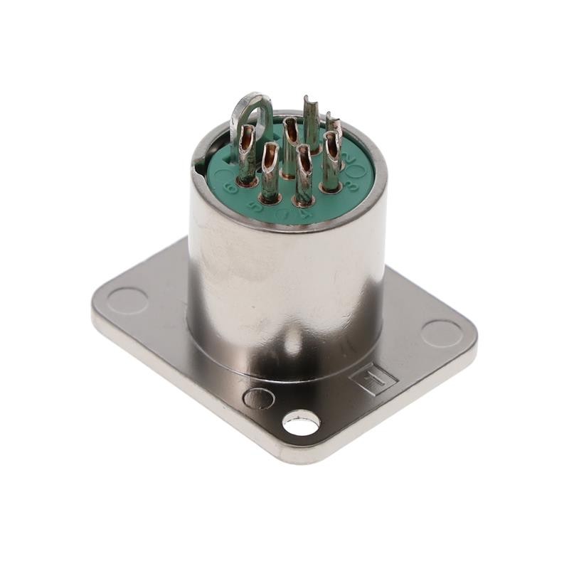 1 pcs : DE7M - CONN RCPT MALE XLR 7P SOLDER CUP