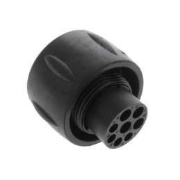 1 pcs : UTS6148P - CONN PLUG HSNG MALE 8POS INLINE