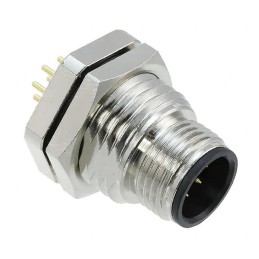 1 pcs : 860-008-11SR004 - M12 8P A-CODE MALE VERT PANEL SS