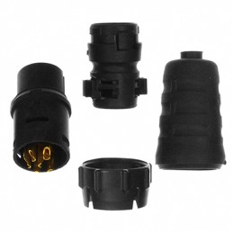 1 pcs : EN3C6FX - CONN PLUG FMALE 6P GOLD SLDR CUP