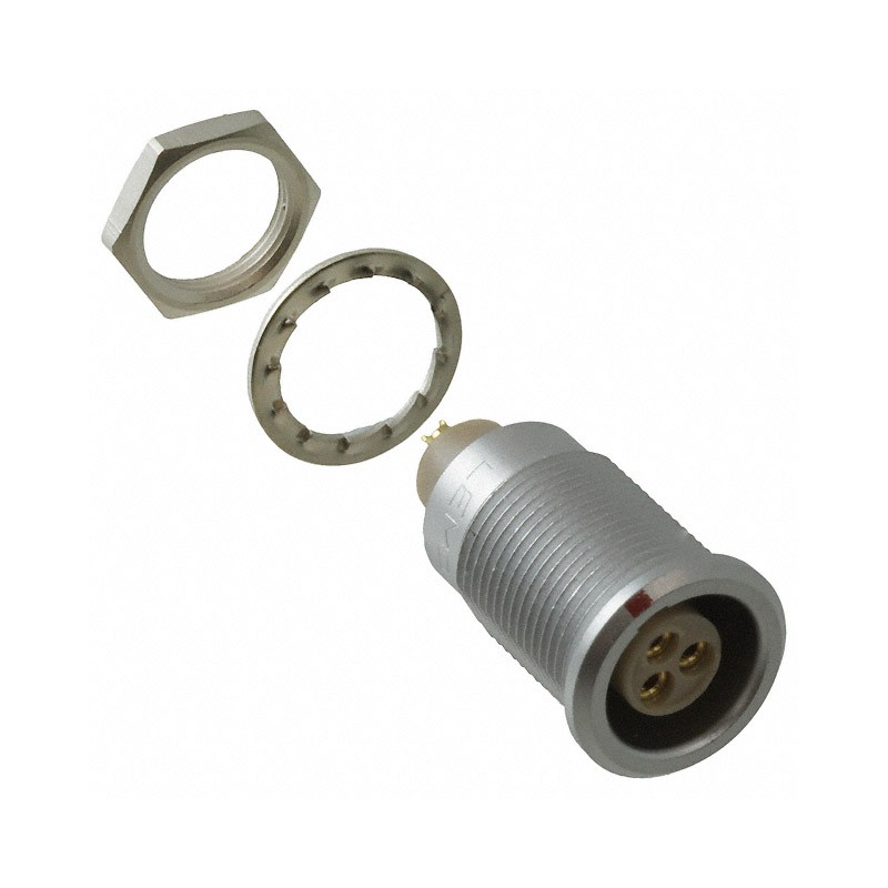 1 pcs : EGG.0B.303.CLL - CONN RCPT FMALE 3P GOLD SLDR CUP