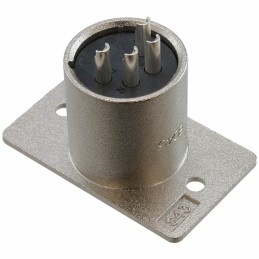 1 pcs : XLR432 - CONN RCPT MALE XLR 4P SOLDER CUP