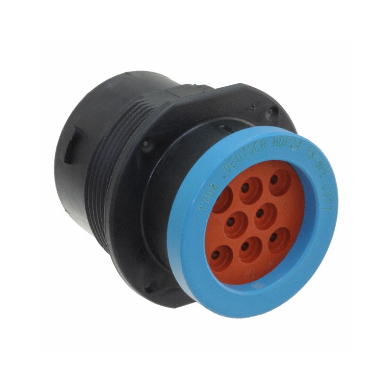 1 pcs : HDP24-18-8PE-L017 - CONN RCPT HSNG MALE 8POS PNL MNT