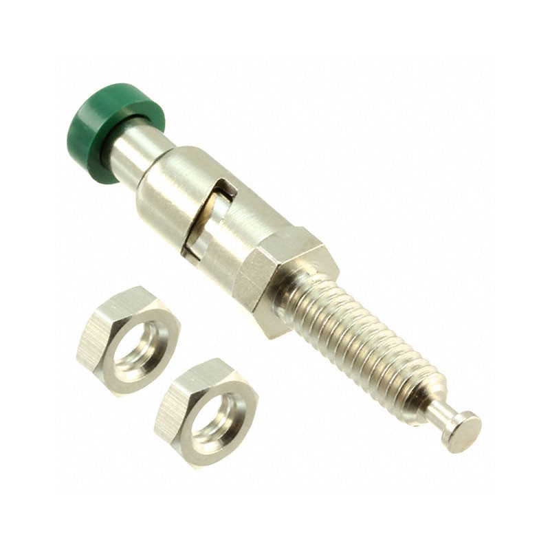 1 pcs : 29-100 GRN - CONN BIND POST SPRING-LOAD GREEN