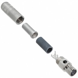 1 pcs : TA7FSHF - CONN PLUG FMALE MINI XLR 7P SLDR