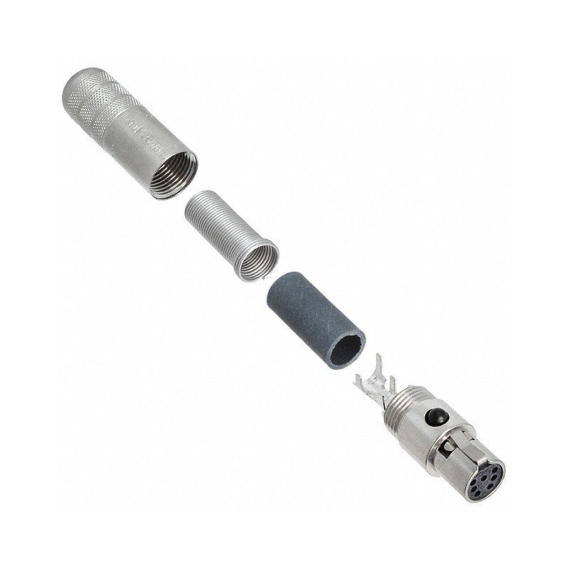 1 pcs : TA7FSHF - CONN PLUG FMALE MINI XLR 7P SLDR