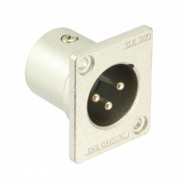 1 pcs : XLR332F77 - CONN RCPT MALE XLR 3P SOLDER CUP