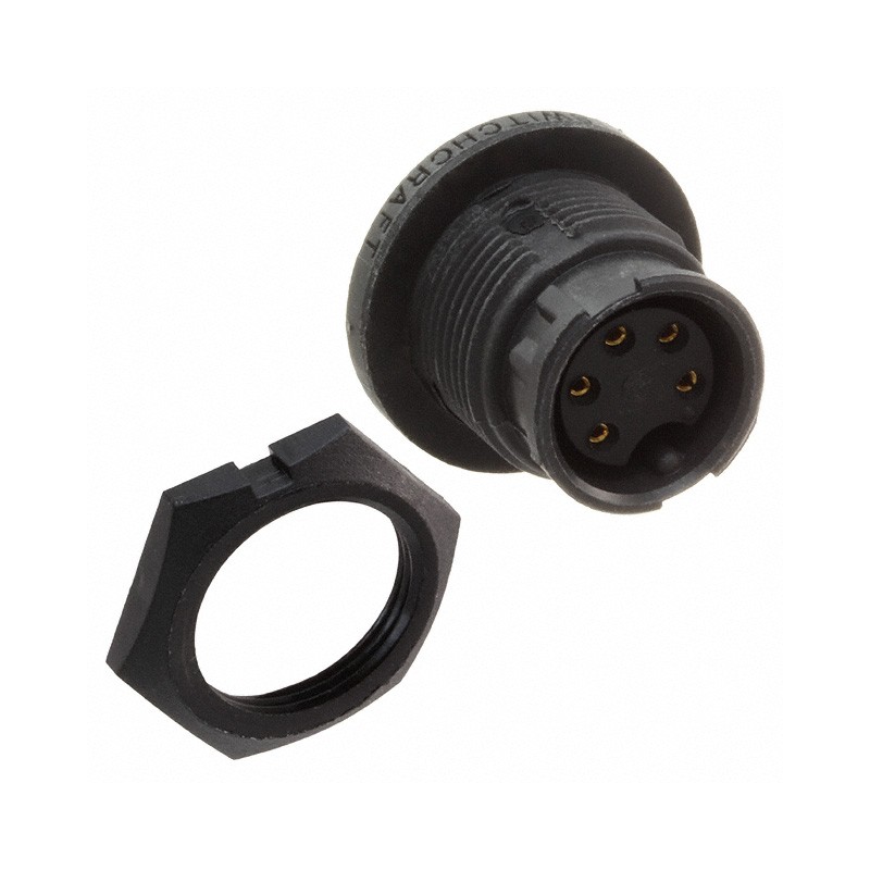 1 pcs : EN3P5FPX - CONN RCPT FMALE 5POS GOLD SOLDER