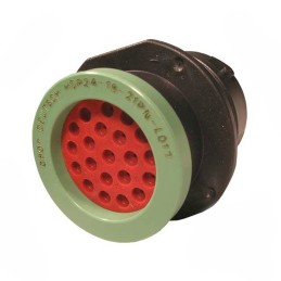 1 pcs : HDP24-18-21PN-L017 - REC, 21P, BLK, N, RNG, 20, P