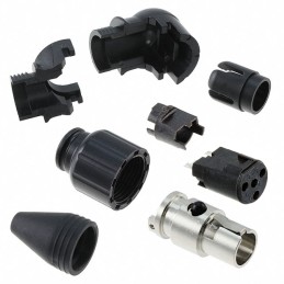 1 pcs : TARA4FX - CONN PLUG FMALE MINI XLR 4P SLDR