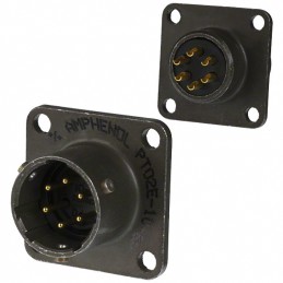 1 pcs : PT02A-10-6P - CONN RCPT MALE 6P GOLD SLDR CUP