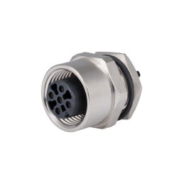 1 pcs : MMT361A815-0009 - M12 PC BOARD JACK, IP67 IN UNMAT