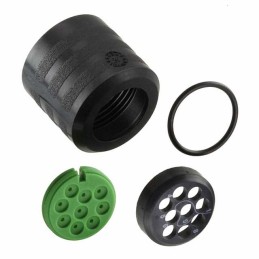 1 pcs : CL112101 - CONN BACKNUT 2 BLACK