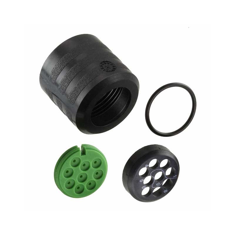 1 pcs : CL112101 - CONN BACKNUT 2 BLACK