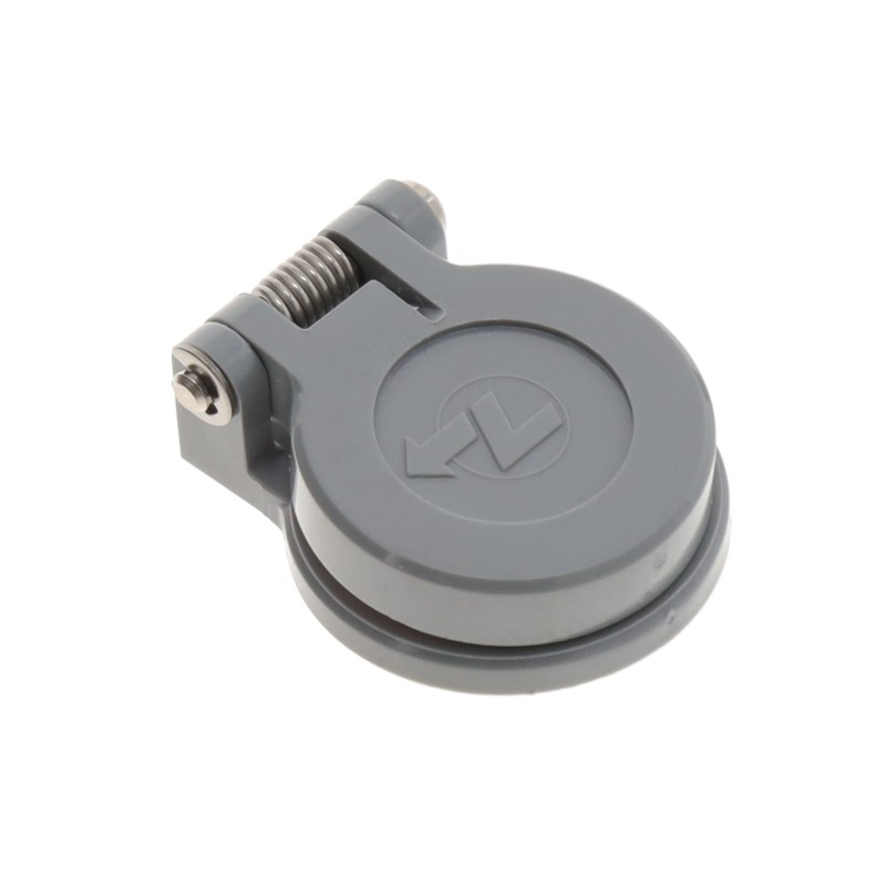 1 pcs : BRR.2S.200.PZVG - CONN DUST COVER GRAY