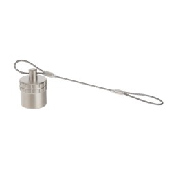 1 pcs : BFA.1E.100.NAS - CONN COVER SILVER