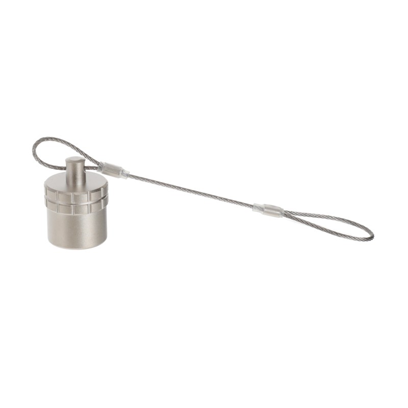 1 pcs : BFA.1E.100.NAS - CONN COVER SILVER