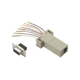 1 pcs : RBA098F - ADAPTOR KIT DB9F/RJ45 JACK