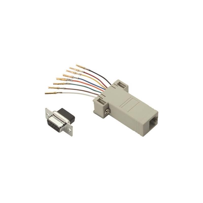1 pcs : RBA098F - ADAPTOR KIT DB9F/RJ45 JACK