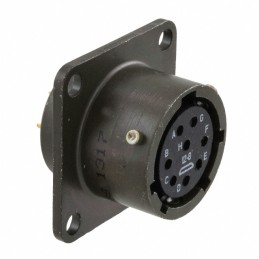 1 pcs : PT02E-12-8S - CONN RCPT FMALE 8P GOLD SLDR CUP