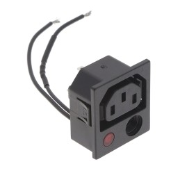 1 pcs : 4719.4300 - PWR ENT RCPT IEC320-2-2F PANEL