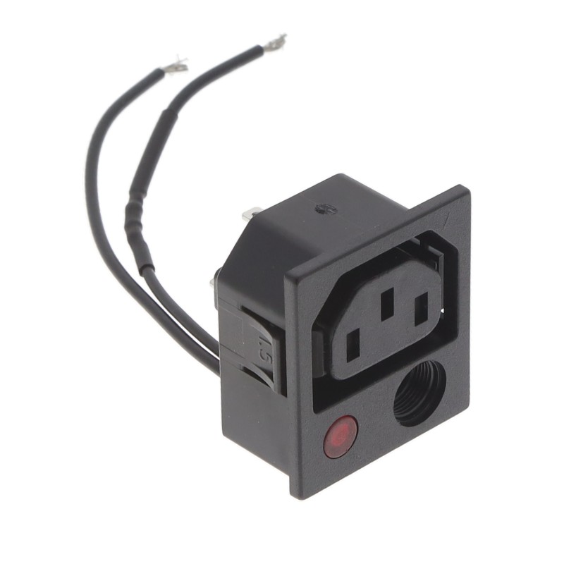 1 pcs : 4719.4300 - PWR ENT RCPT IEC320-2-2F PANEL