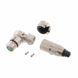 1 pcs : R4FZ - CONN PLUG FMALE XLR 4POS SOLDER