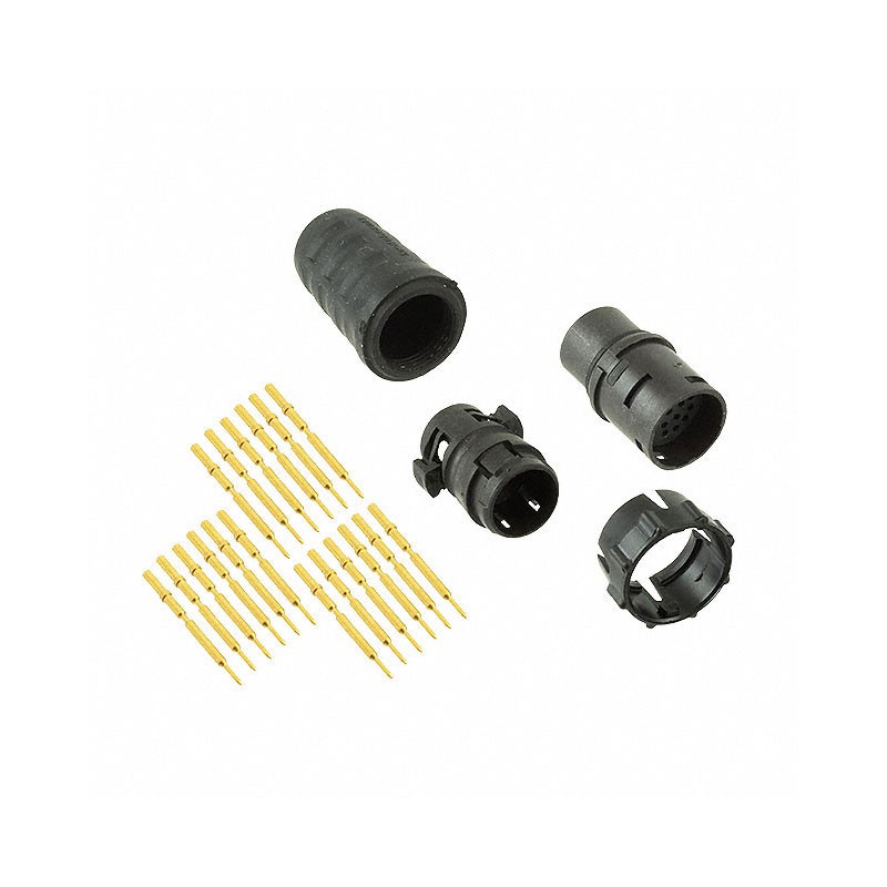 1 pcs : EN3C18M26CX - CONN PLUG MALE 18POS GOLD CRIMP