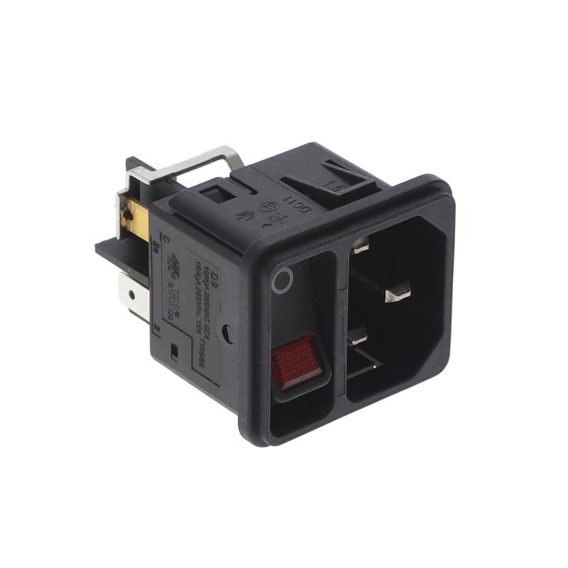 1 pcs : DC11.0021.206 - PWR ENT MOD RCPT IEC320-C14 PNL