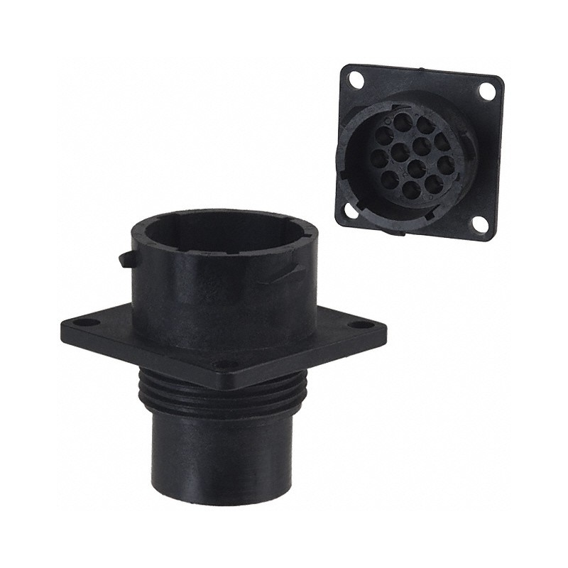 1 pcs : UTP01412P - CONN RCPT HSNG MALE 12POS PNL MT