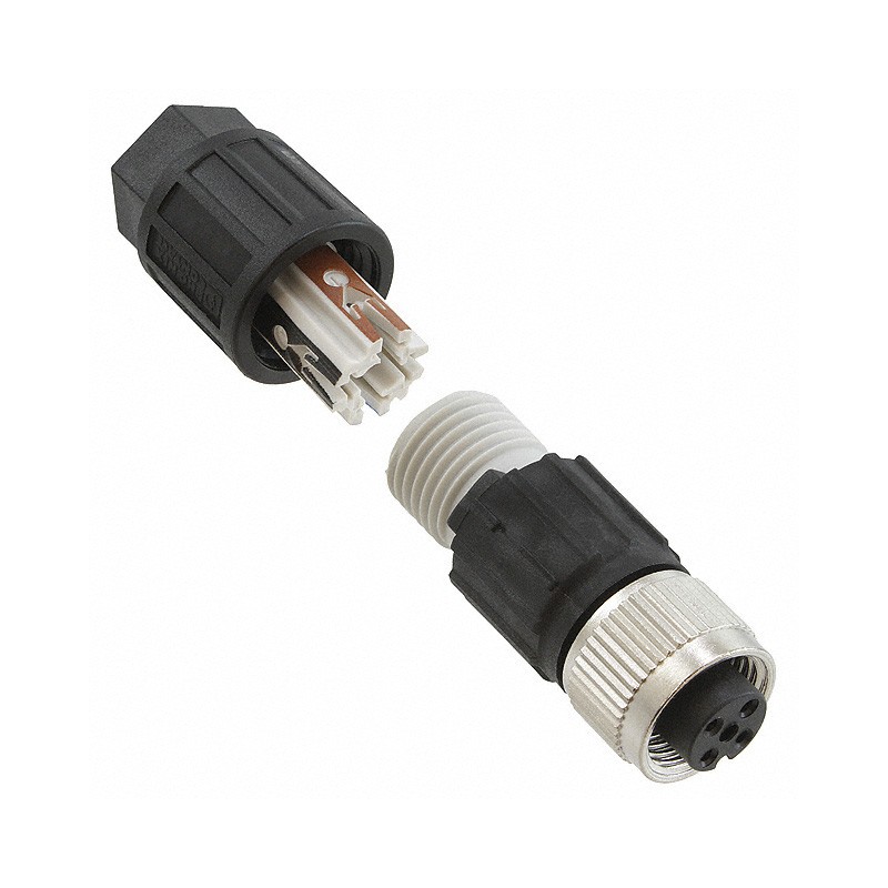 1 pcs : 1641688 - CONN RCPT FMALE 4POS GOLD IDC