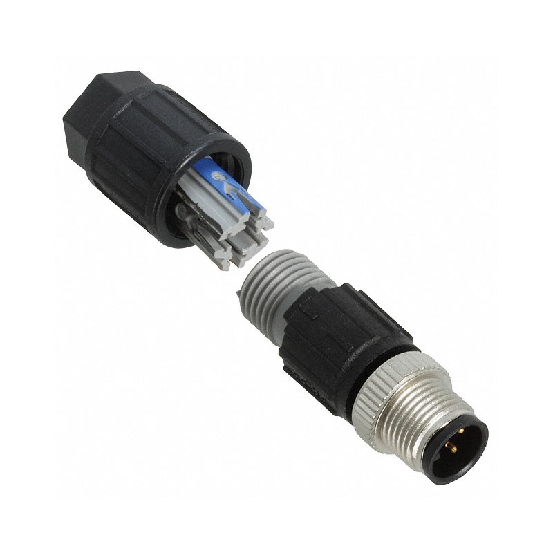 1 pcs : 1641691 - CONN PLUG MALE 4POS GOLD IDC