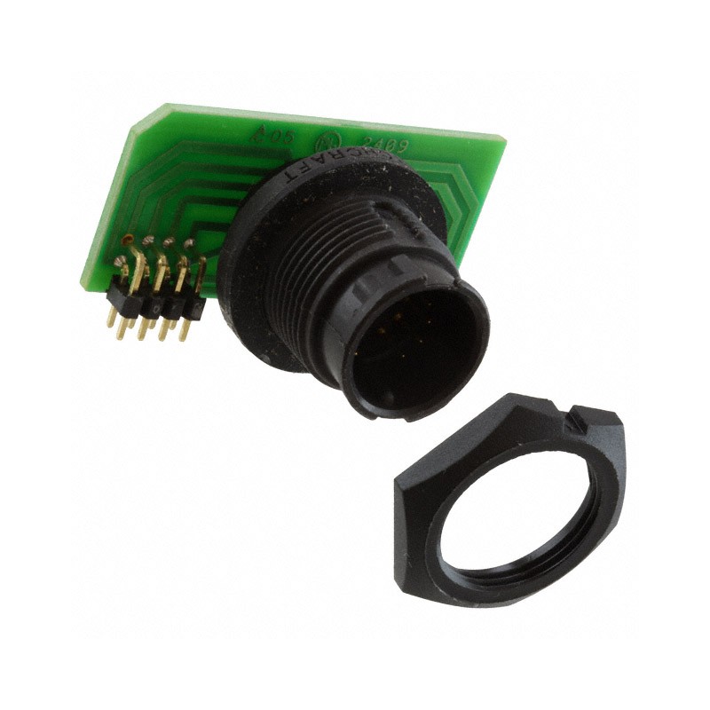 1 pcs : EN3P11MRAPCBW - CONN RCPT MALE 11POS GOLD SOLDER