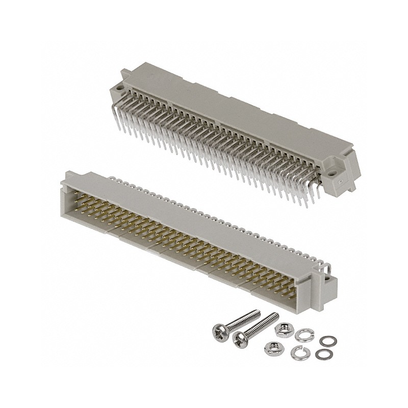 1 pcs : RE96MSR-062 - CONN DIN HDR 96POS PCB RA GOLD