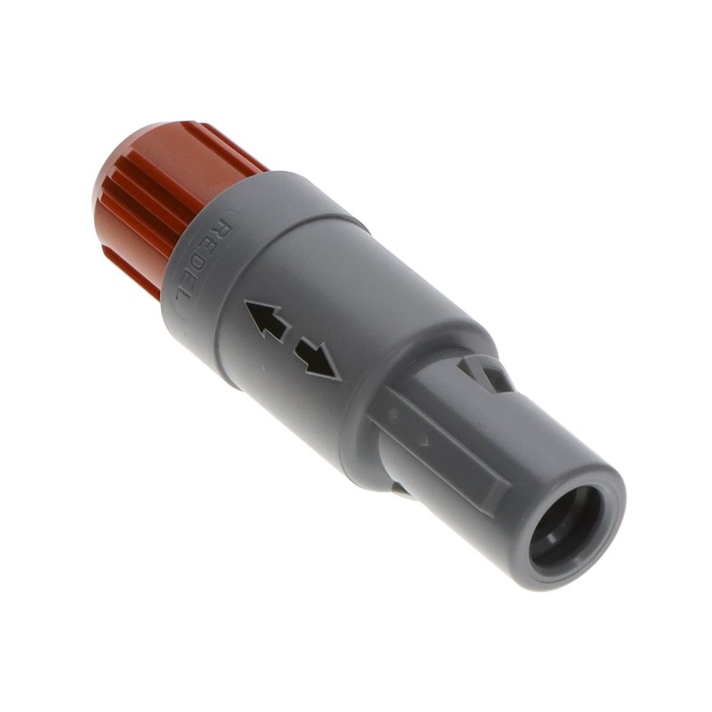 1 pcs : PAG.M0.2GL.AC39R - CONN PLUG MALE 2P GOLD SLDR CUP