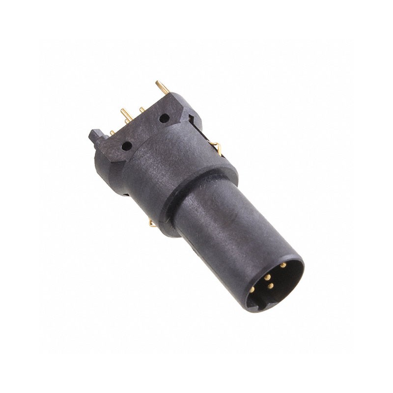 1 pcs : 21033411518 - CONN MALE INSERT 5POS GOLD SLDR