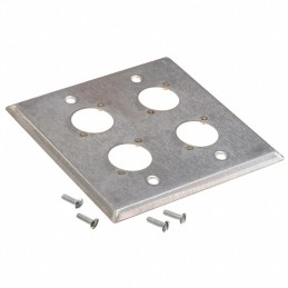 1 pcs : WP2S4P - CONN WALL PLATE SILVER