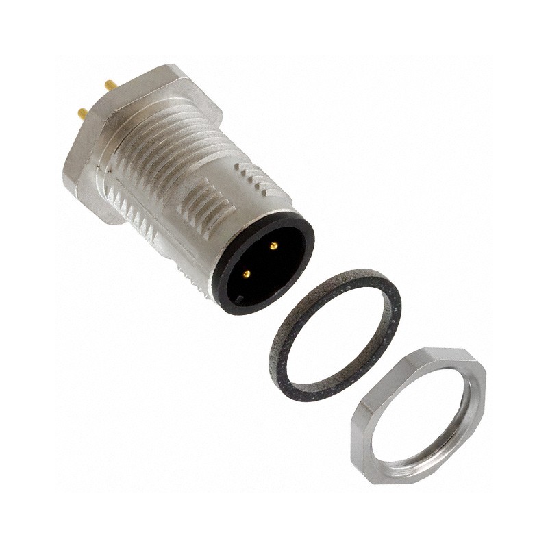 1 pcs : 1551859 - CONN PLUG MALE 4POS GOLD SOLDER