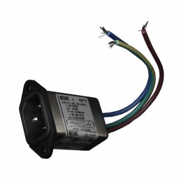 1 pcs : 1-6609016-5 - PWR ENT RCPT IEC320-C14 PNL WIRE