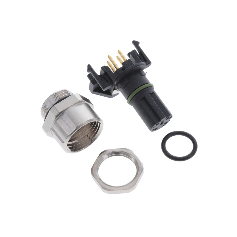 1 pcs : 1542619 - CONN RCPT FMALE 4POS GOLD SOLDER