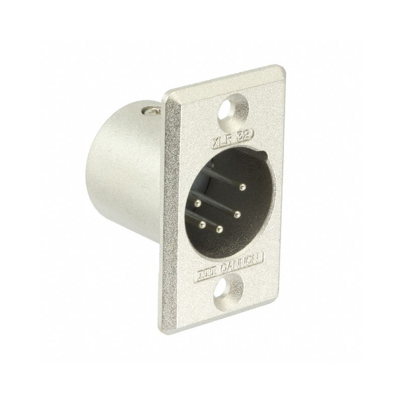 1 pcs : XLR532 - CONN RCPT MALE XLR 5P SOLDER CUP