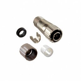 1 pcs : LF07WBP-3P(31) - CONN PLUG MALE 3P GOLD SLDR CUP