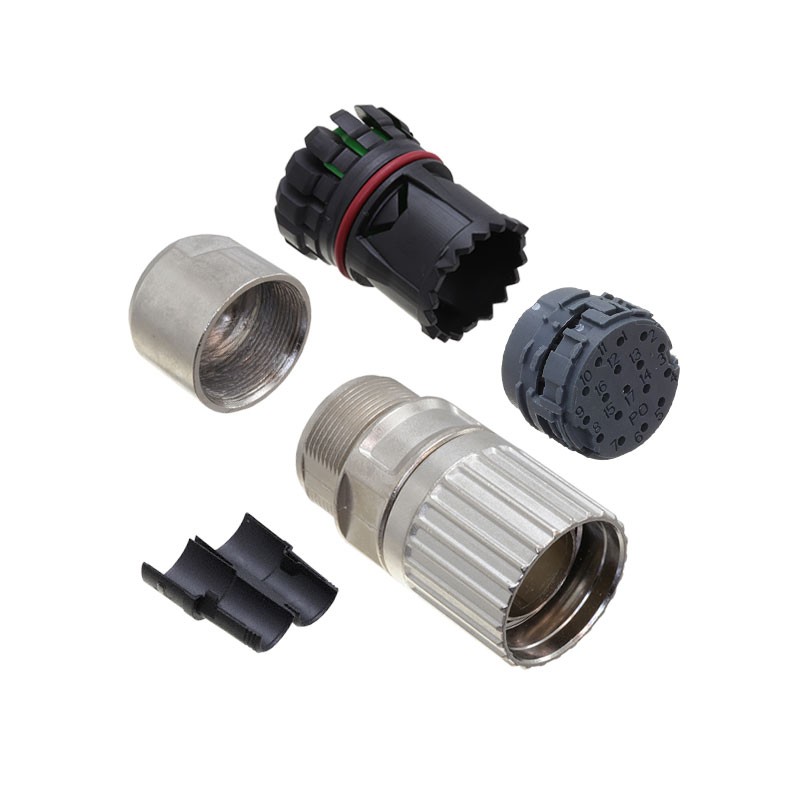 1 pcs : 1629200 - CONN PLG HSG MALE 17POS INLINE