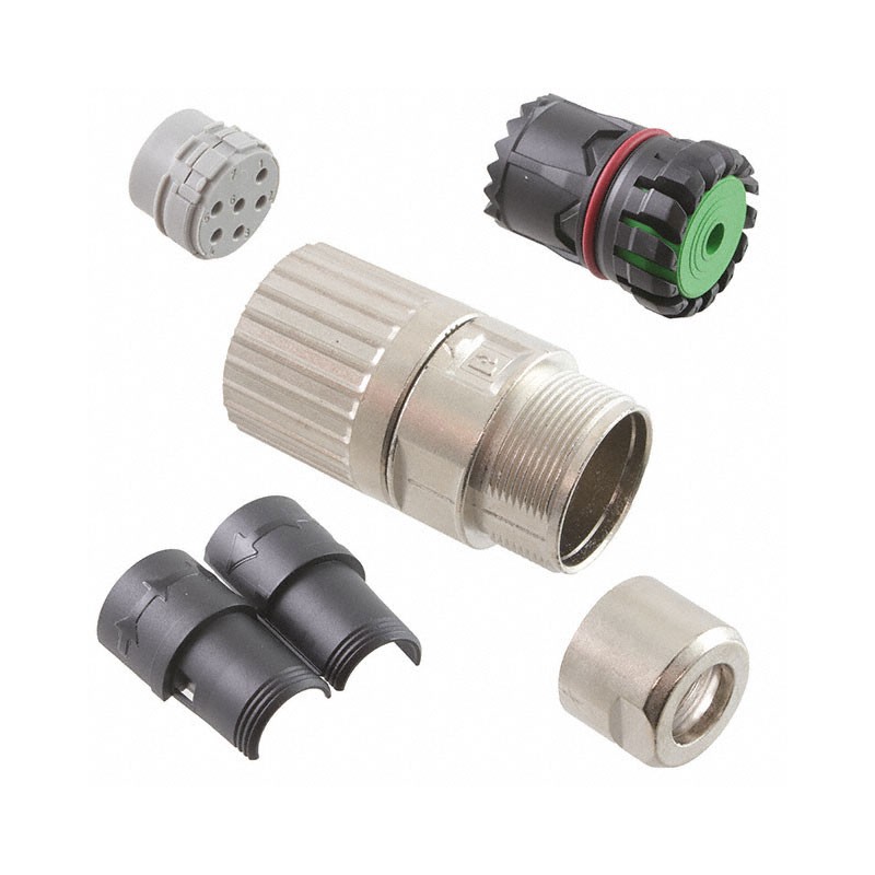 1 pcs : 1629232 - CONN PLG HSG MALE 6POS INLINE