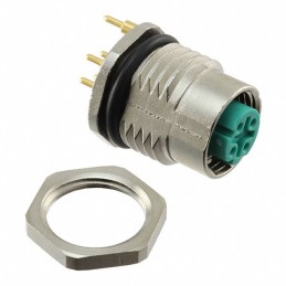 1 pcs : 1456527 - CONN RCPT FMALE 4POS GOLD SOLDER